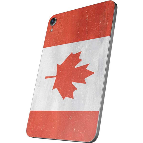 Canada Flag Distressed Apple iPad Mini Skin